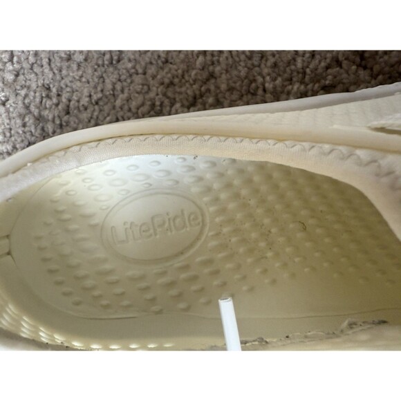 Crocs Women's Sneakers - Literide 360 Pacer Lace Up White Shoes Size W7 - Picture 5 of 11